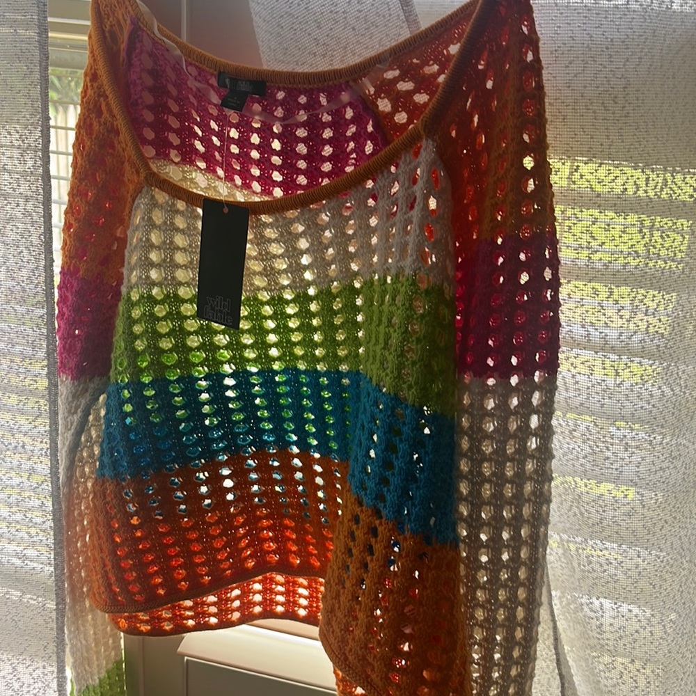 SUPER CUTE NEW TARGET CROTCHET SWEATER